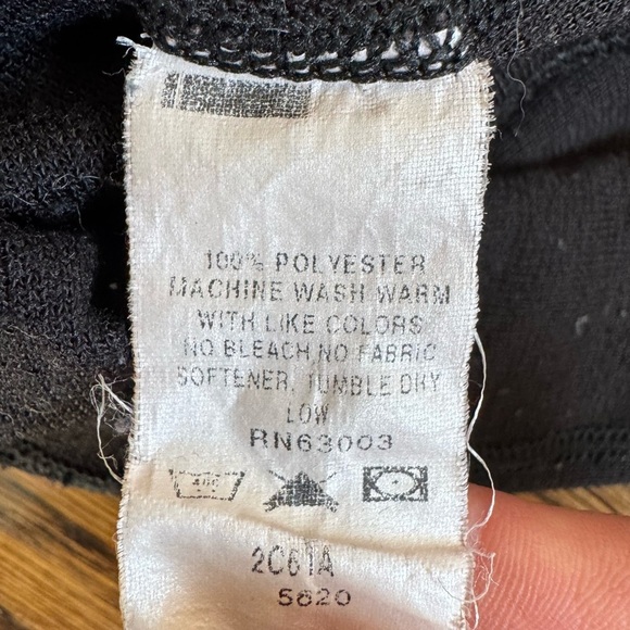 Polarmax Technical Base Layer Shirt Long Sleeve Black Ski Snowboard Gear Youth S - Picture 4 of 5